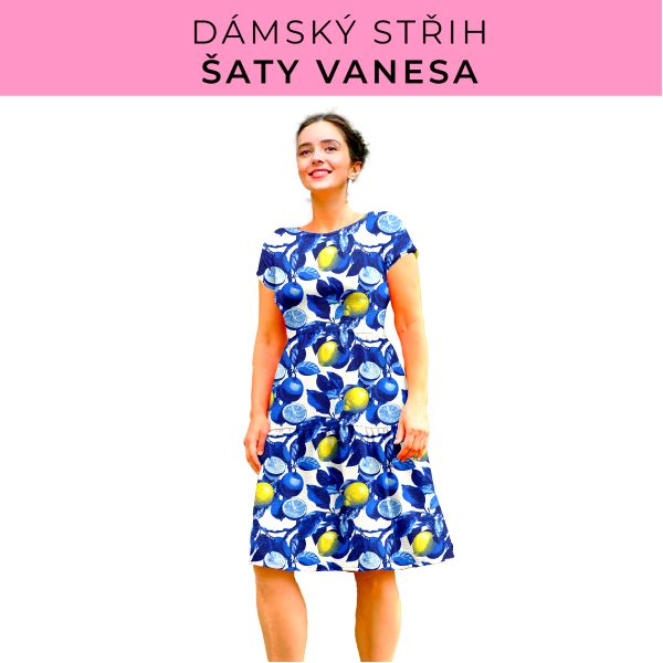 Dámský střih šaty Vanesa