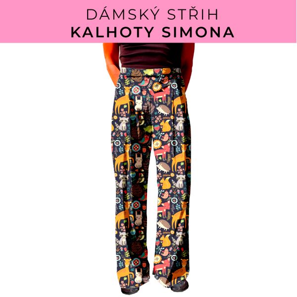 Dámský střih - kalhoty Simona