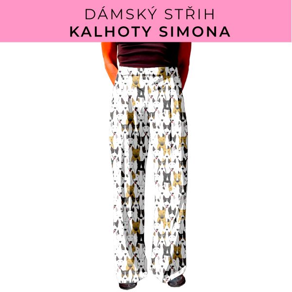 Dámský střih - kalhoty Simona