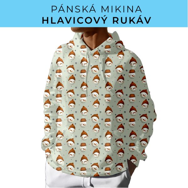 PÁNSKÝ střih - mikina s kapucí