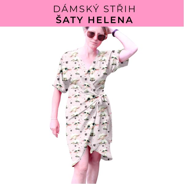 Dámský střih na šaty  Helena