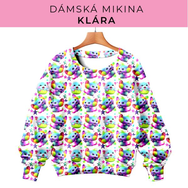 DÁMSKÝ střih - mikina Klára