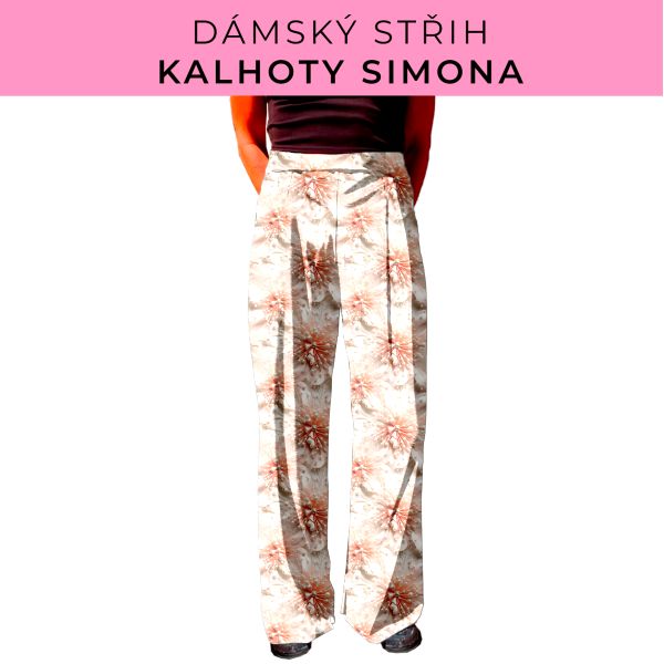 Dámský střih - kalhoty Simona