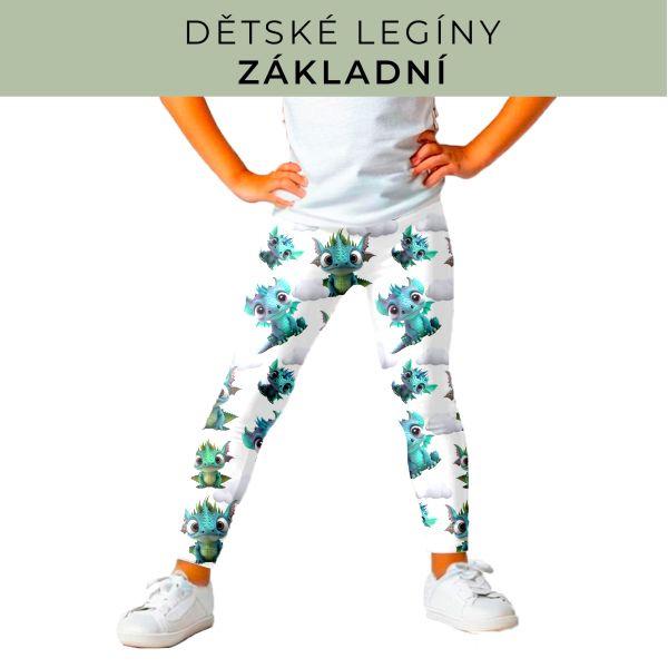 DĚTSKÝ střih - legíny základní
