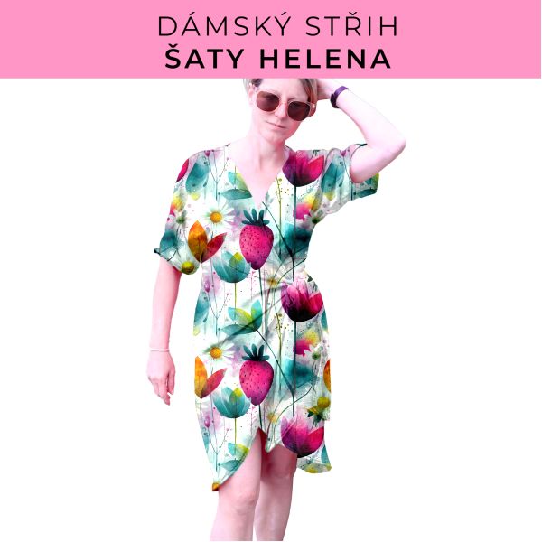 Dámský střih na šaty  Helena