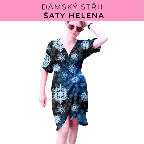 Dámský střih na šaty  Helena