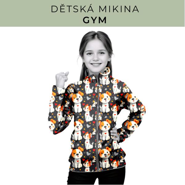 Dětská střih - mikina GYM