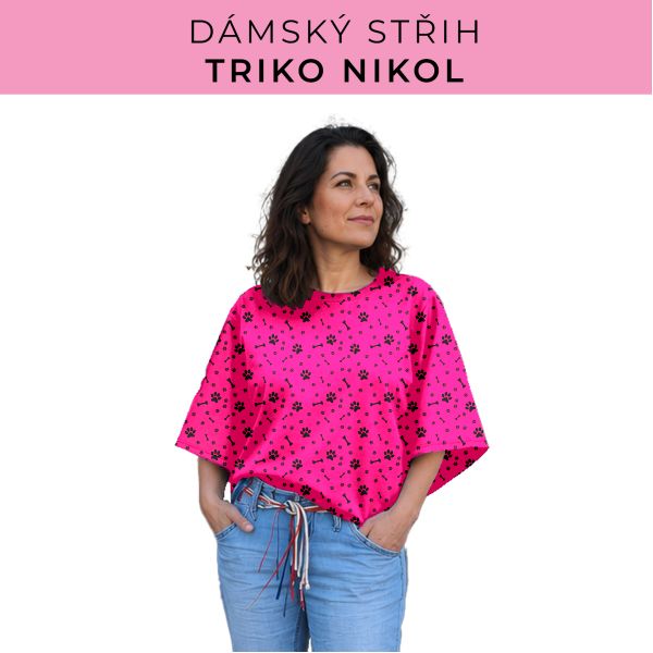 Dámský střih -  triko Nikol