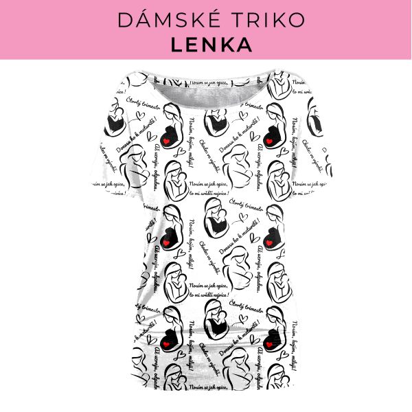 DÁMSKÝ střih - Triko Lenka