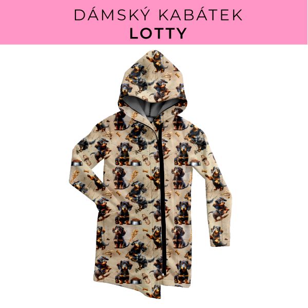 DÁMSKÝ střih - Kabátek Lotty