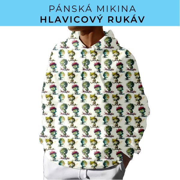 PÁNSKÝ střih - mikina s kapucí