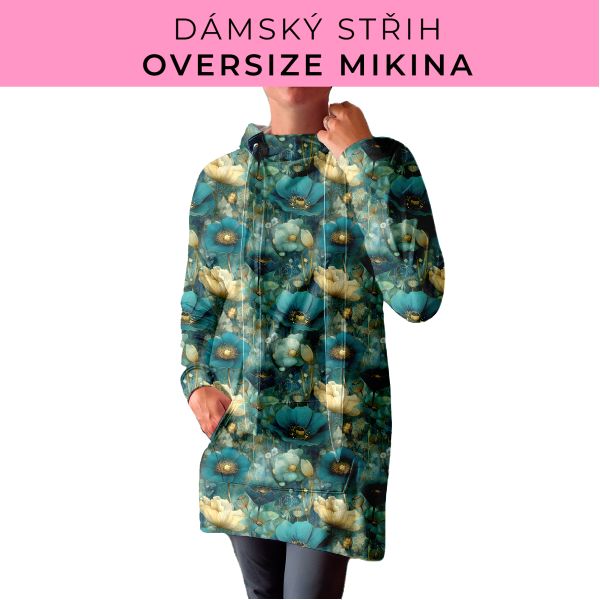 DÁMSKÝ střih - Oversize mikina