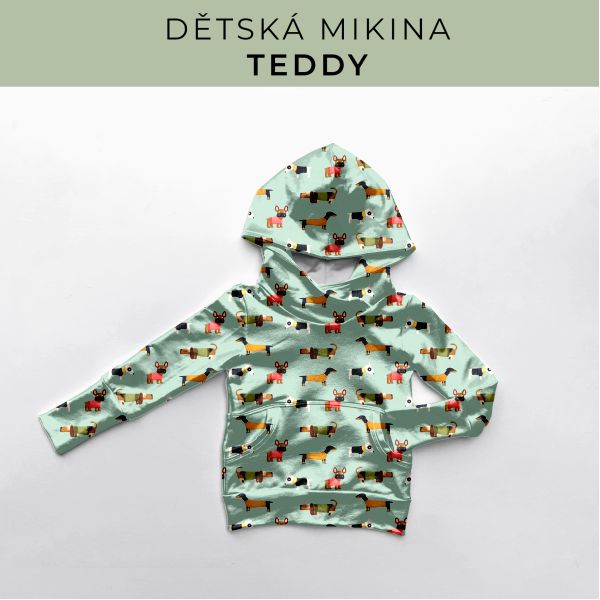 DĚTSKÝ střih - Mikina Teddy