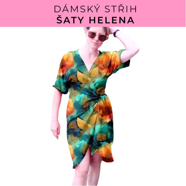 Dámský střih na šaty  Helena