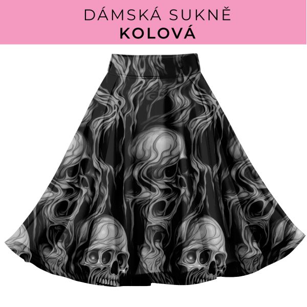 DÁMSKÝ střih - Kolová sukně