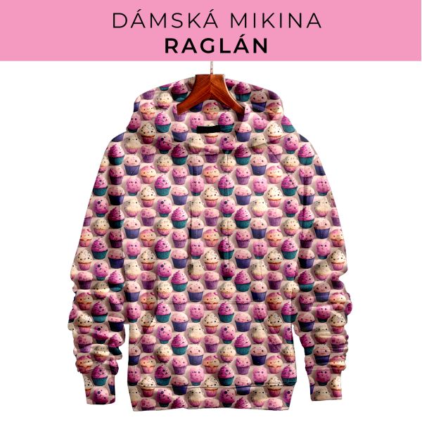 DÁMSKÝ střih - mikina raglán