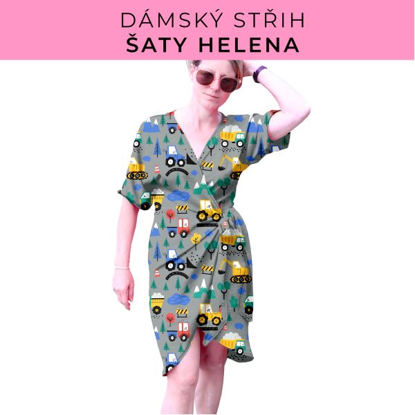 Dámský střih na šaty  Helena