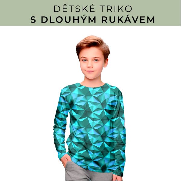 DĚTSKÝ střih - triko dlouhý rukáv