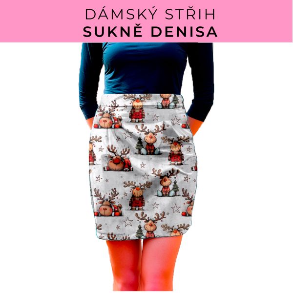 Dámský střih - Dámská sukně Denisa