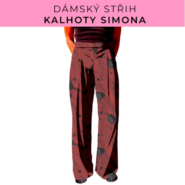 Dámský střih - kalhoty Simona