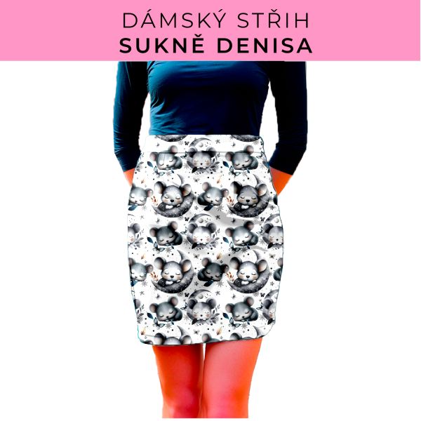 Dámský střih - Dámská sukně Denisa