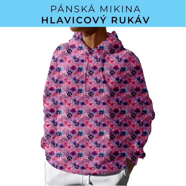 PÁNSKÝ střih - mikina s kapucí