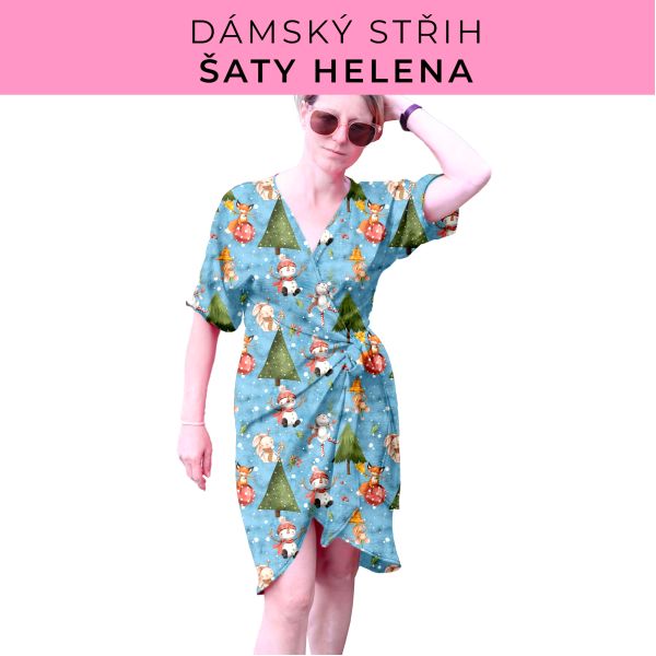 Dámský střih na šaty  Helena