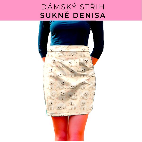 Dámský střih - Dámská sukně Denisa