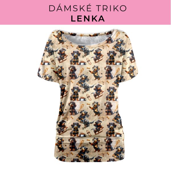 DÁMSKÝ střih - Triko Lenka