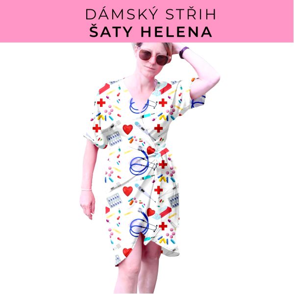 Dámský střih na šaty  Helena