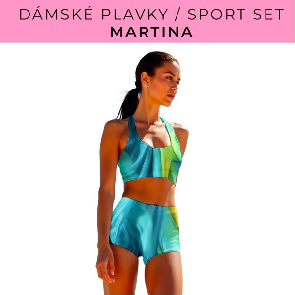 Dámský střih - plavky / sportovní set Martina