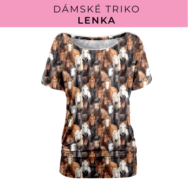DÁMSKÝ střih - Triko Lenka