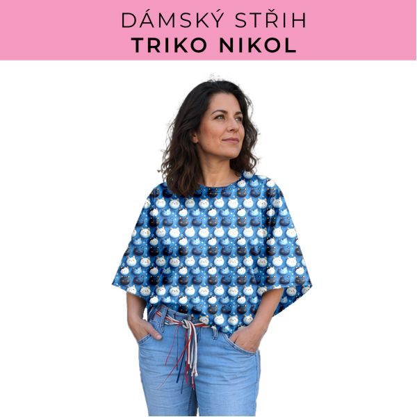 Dámský střih -  triko Nikol