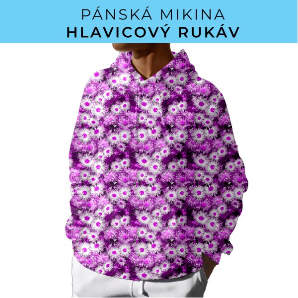 PÁNSKÝ střih - mikina s kapucí