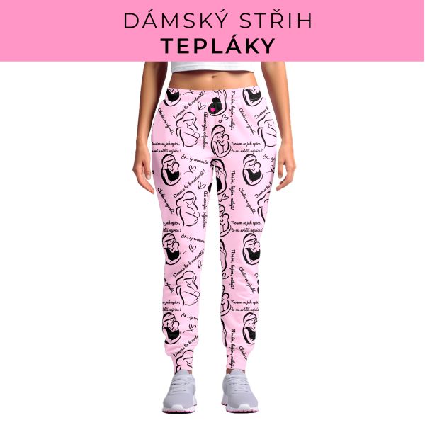 DÁMSKÝ střih - tepláky