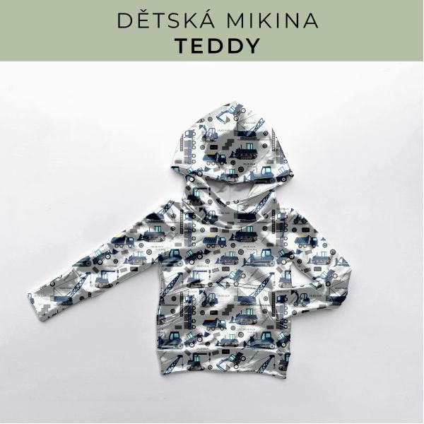DĚTSKÝ střih - Mikina Teddy