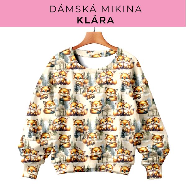 DÁMSKÝ střih - mikina Klára