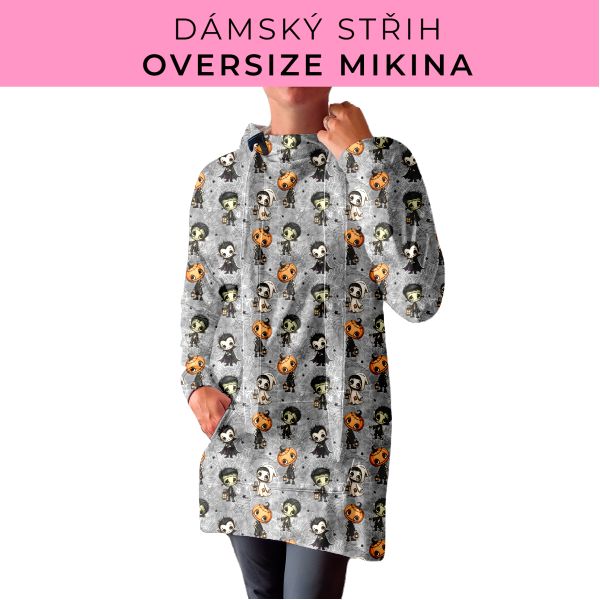 DÁMSKÝ střih - Oversize mikina