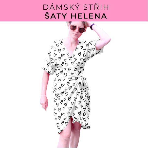 Dámský střih na šaty  Helena