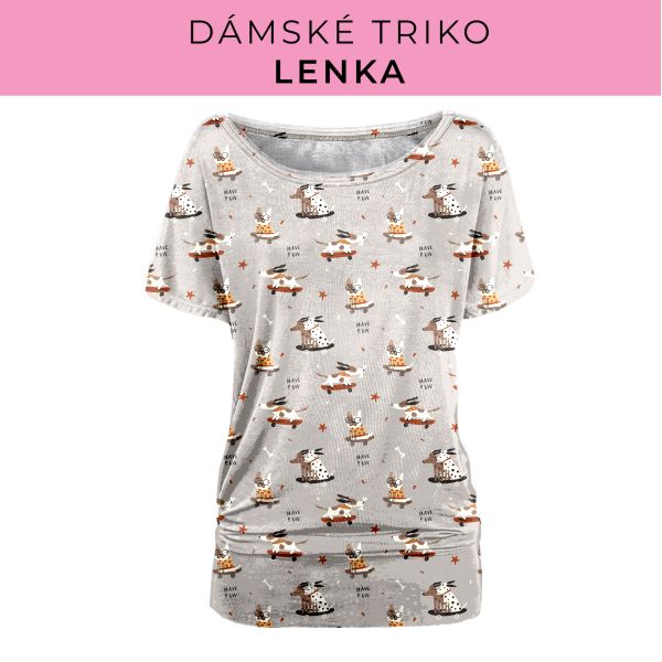 DÁMSKÝ střih - Triko Lenka