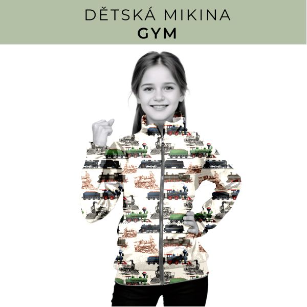 Dětská střih - mikina GYM