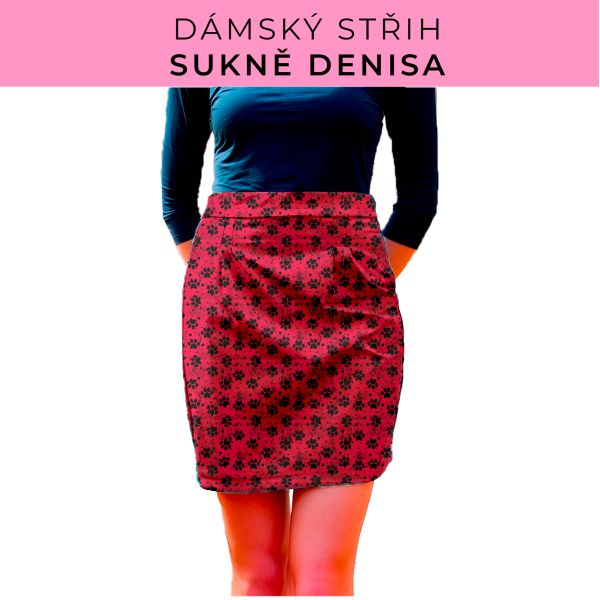 Dámský střih - Dámská sukně Denisa