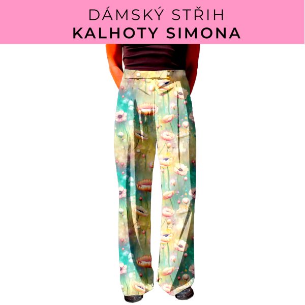 Dámský střih - kalhoty Simona