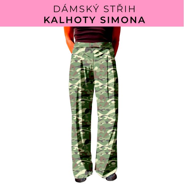 Dámský střih - kalhoty Simona