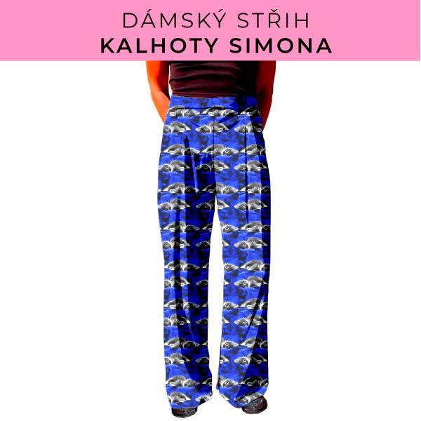 Dámský střih - kalhoty Simona