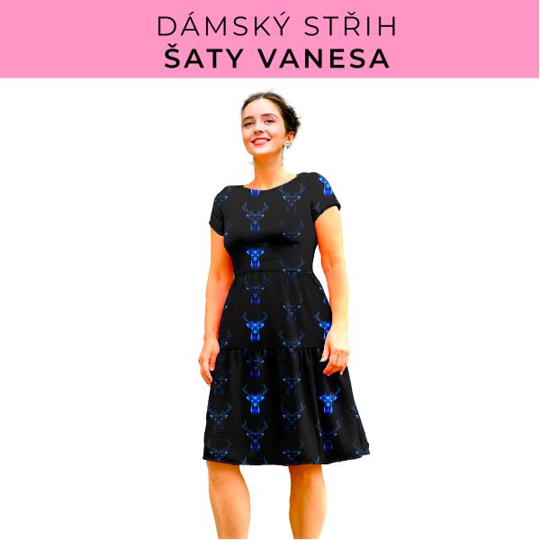 Dámský střih šaty Vanesa