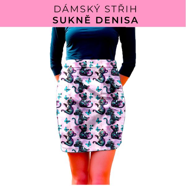 Dámský střih - Dámská sukně Denisa