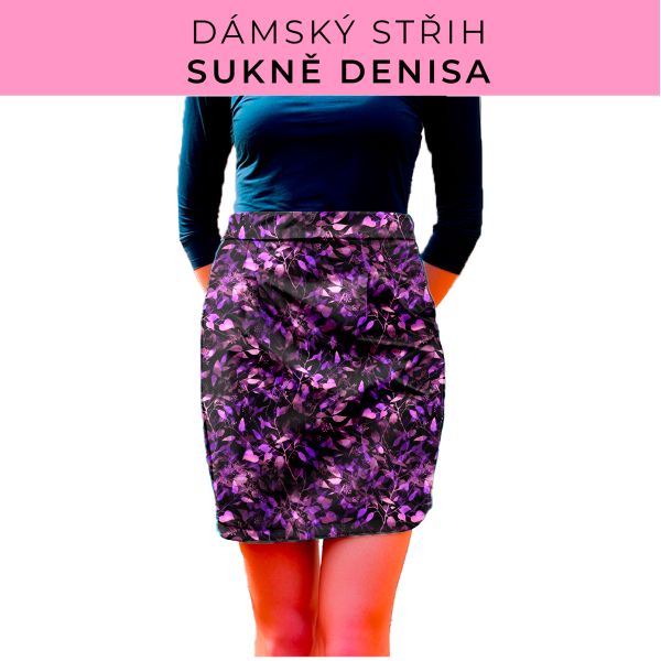 Dámský střih - Dámská sukně Denisa