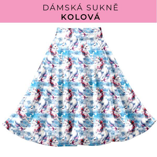 DÁMSKÝ střih - Kolová sukně