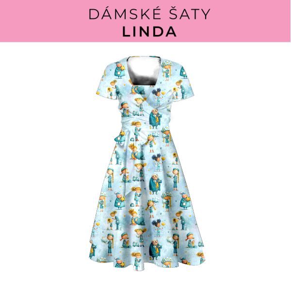 DÁMSKÝ střih - šaty Linda